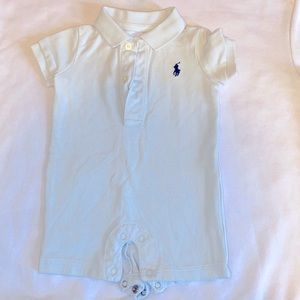 Light blue Polo romper